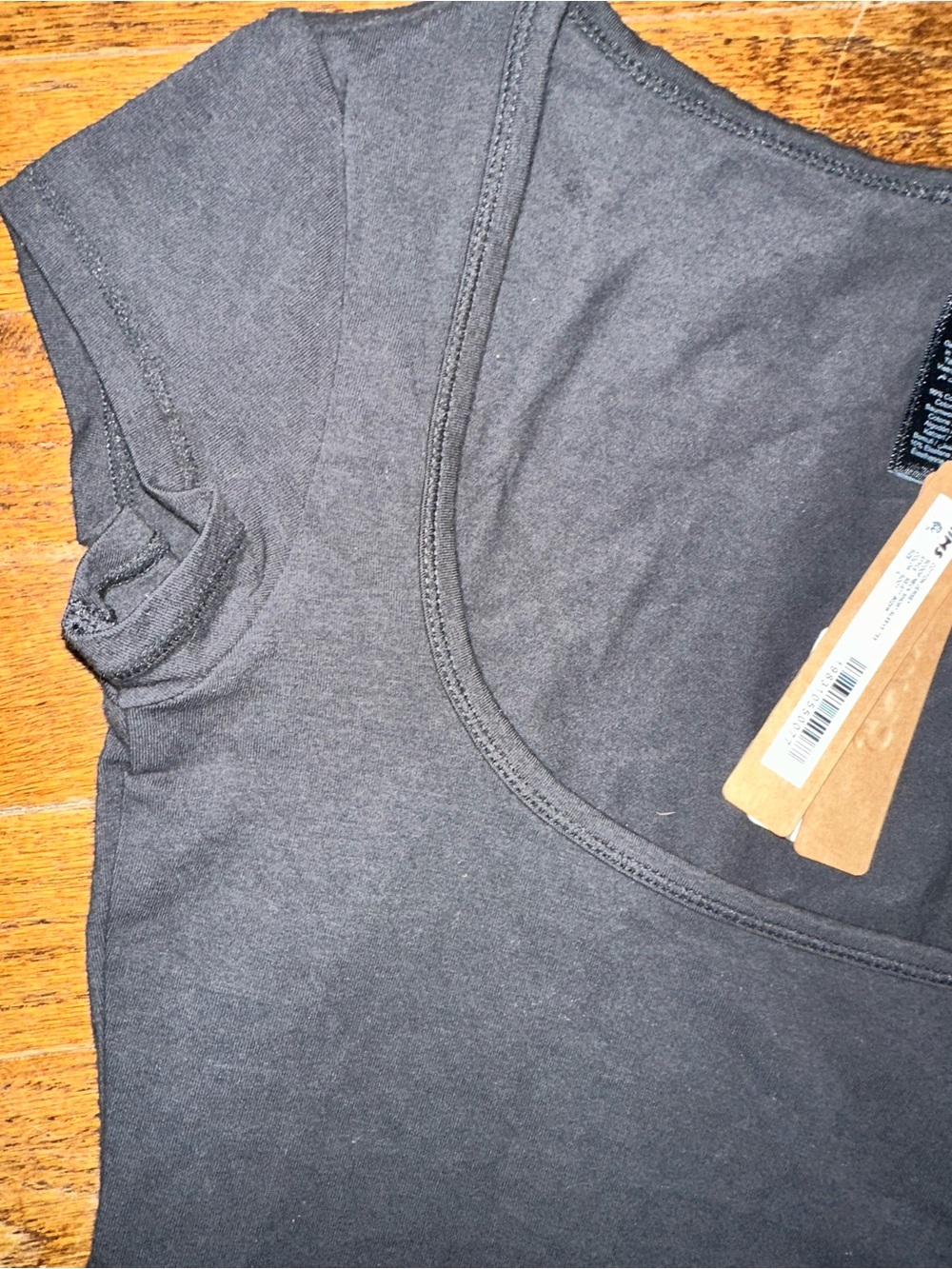 SKIMS Cotton Jersey Short Sleeve Scoop Neck Tee SS-STT-8025W - NWT Small - Picture 5 of 7